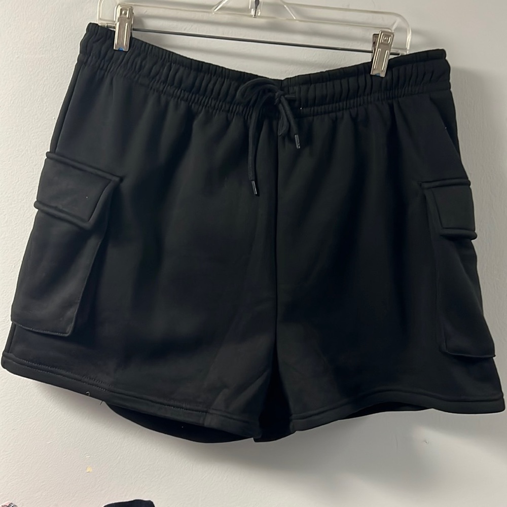 NWT Black Cargo Shorts from Forever 21